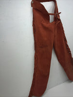 NOS Pink Show Chaps Adjustable Waist 36” N-27