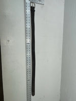 New Black Genuine Leather Stitched 34” Belt #800 Z-158