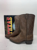 New Men’s Brown Texas Brand Cowboy Boots. 8011 10 E E. 6-53