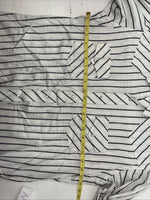 New Men’s Champion Western White Stripe Long Sleeve Pearl Snap 16.5 Large AA-58