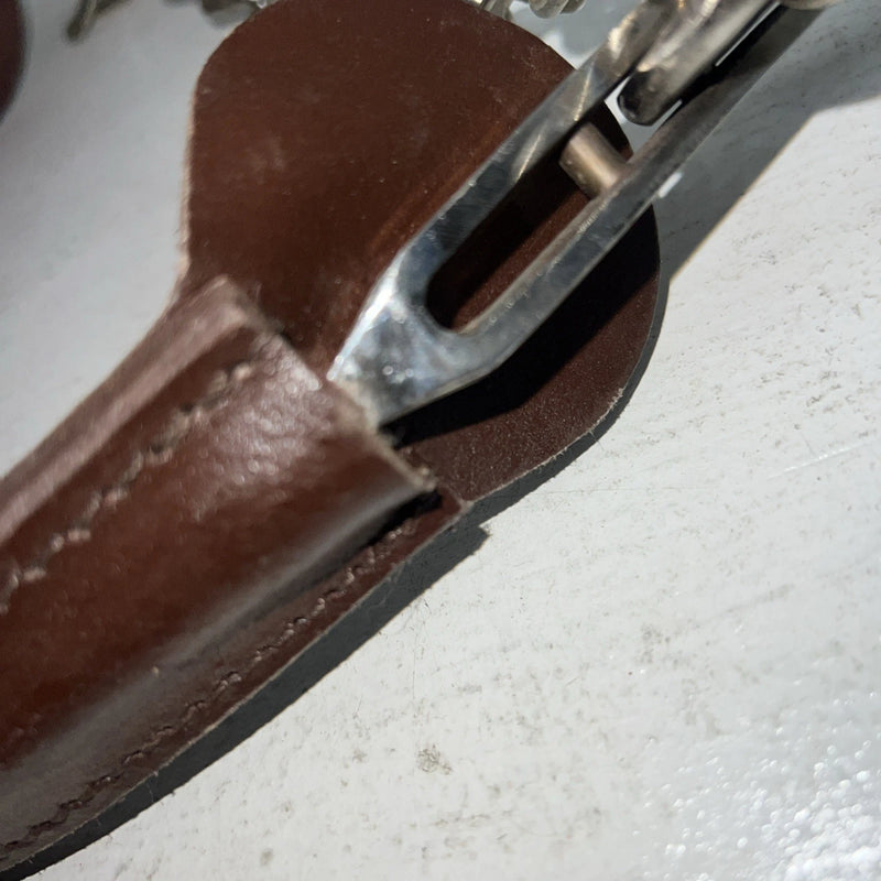 New Tough 1 SS Leather Covered Cable Hackamore #25102 BB-504