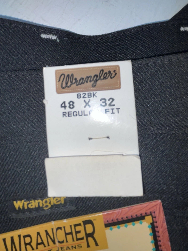 New Vintage Black Wrangler Polyester Pants #82BK NN-161
