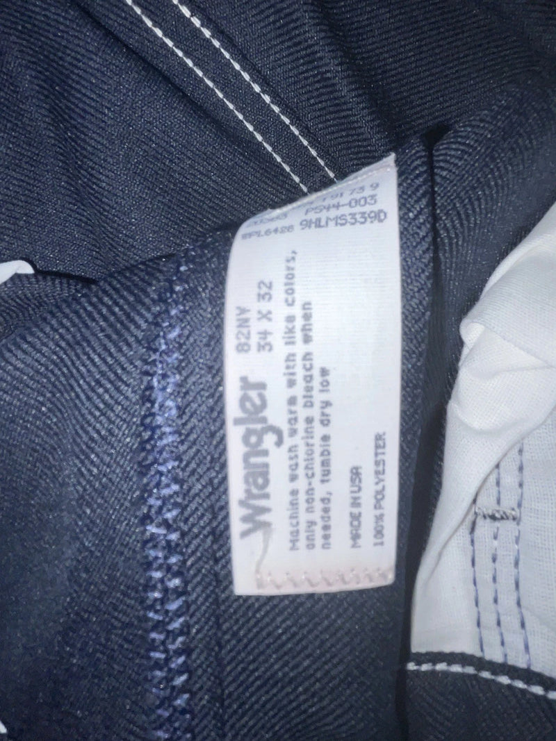 New Vintage Blue Wrangler Polyester Pants #82NU SS-20