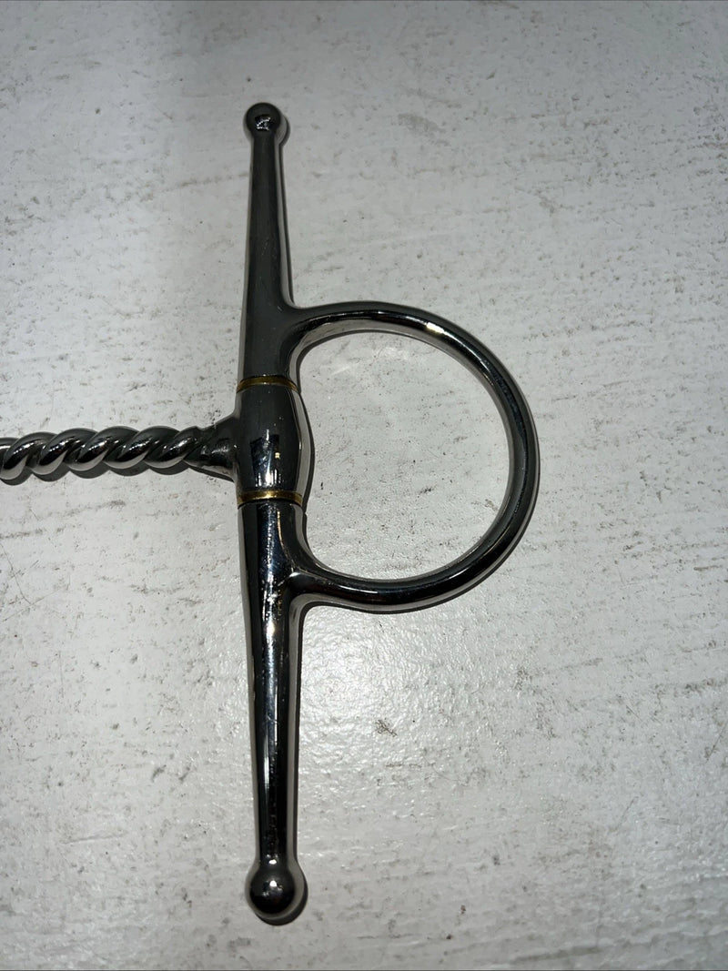 New Weaver SS Twisted Wire Full Cheek Bit 5” T-500