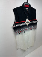 New Men’s Cumberland Multicolor Short Sleeve Button Up XL II-64