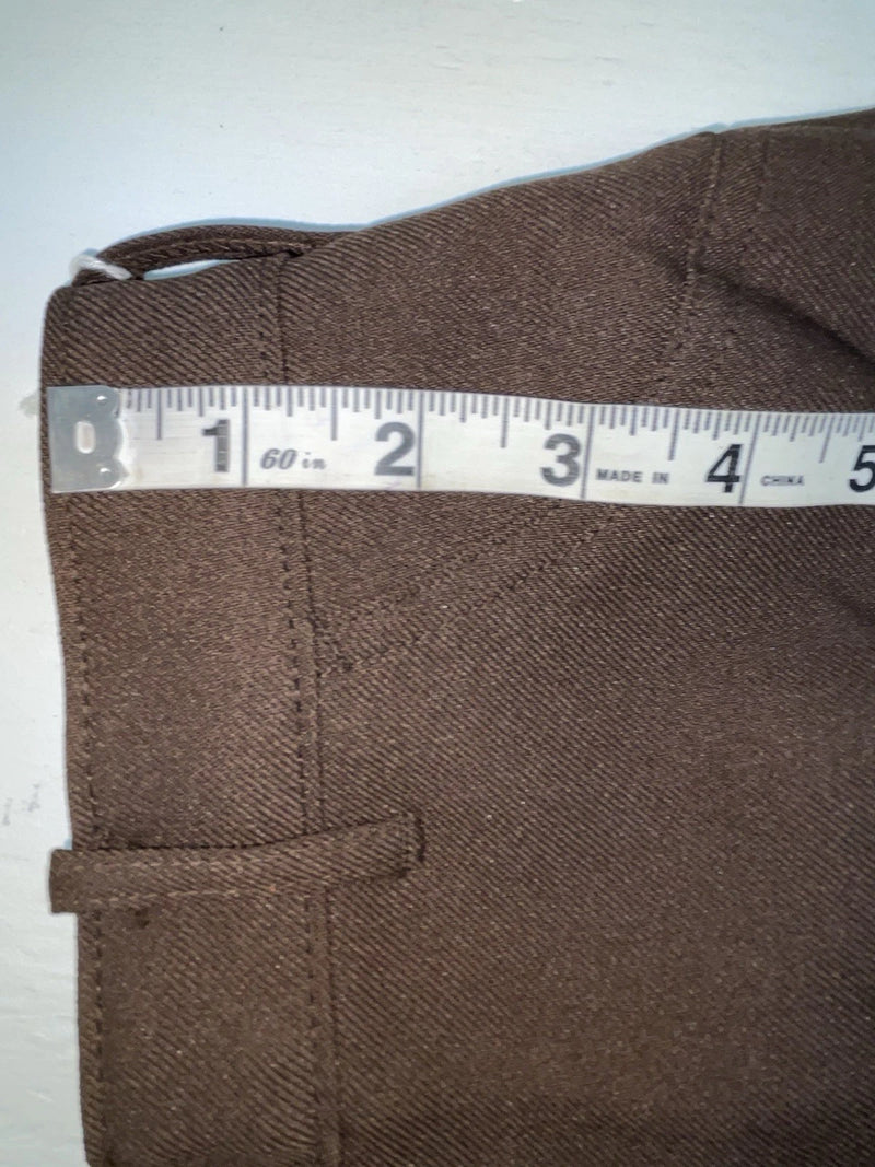 New Vintage Brown Dickson Jenkins Polyester Pants #5510 ZZ-50