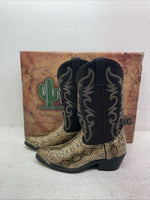 New Men’s Copper Snake Skin Laredo Cowboy Boots. 68068 7 D. 1-67