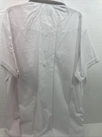 New Men’s White Horse White Short Sleeve Pearl Snap 3XL E-18