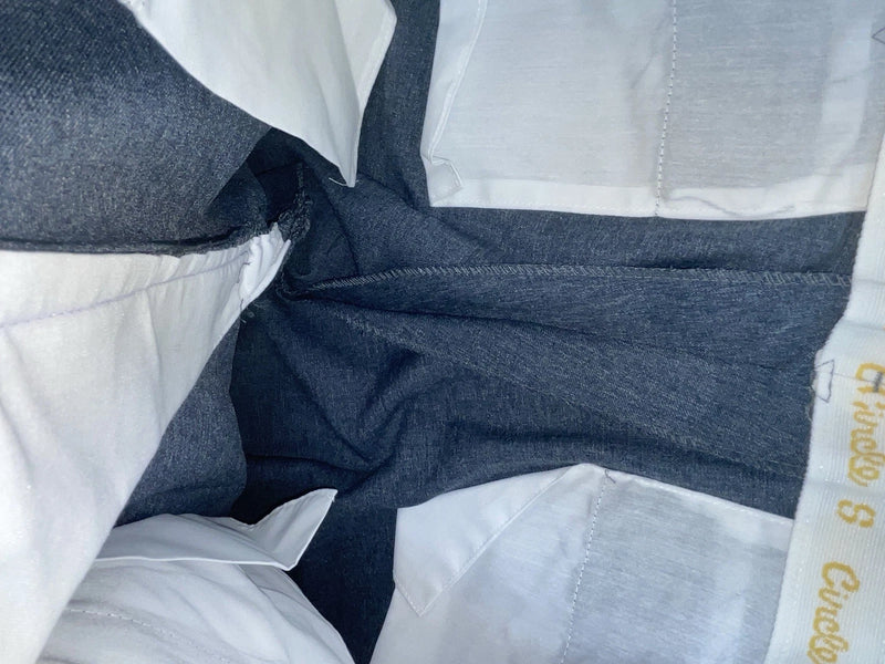 New Vintage Blue Circle S Polyester Pants #CP4776 SS-31