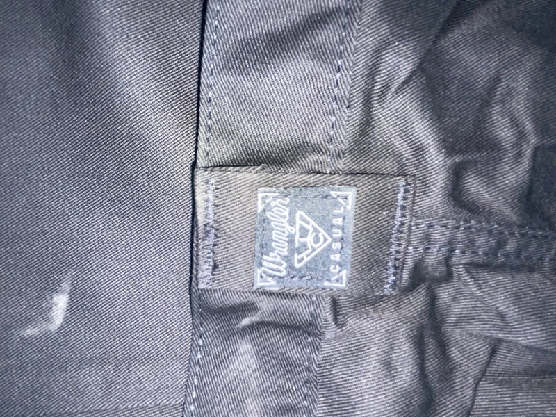 New Vintage Black Wrangler Polyester Black Pants #WW095WL ZZ-45