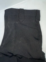 New Vintage Black Circle S Polyester Pants #CP4793 OO-100