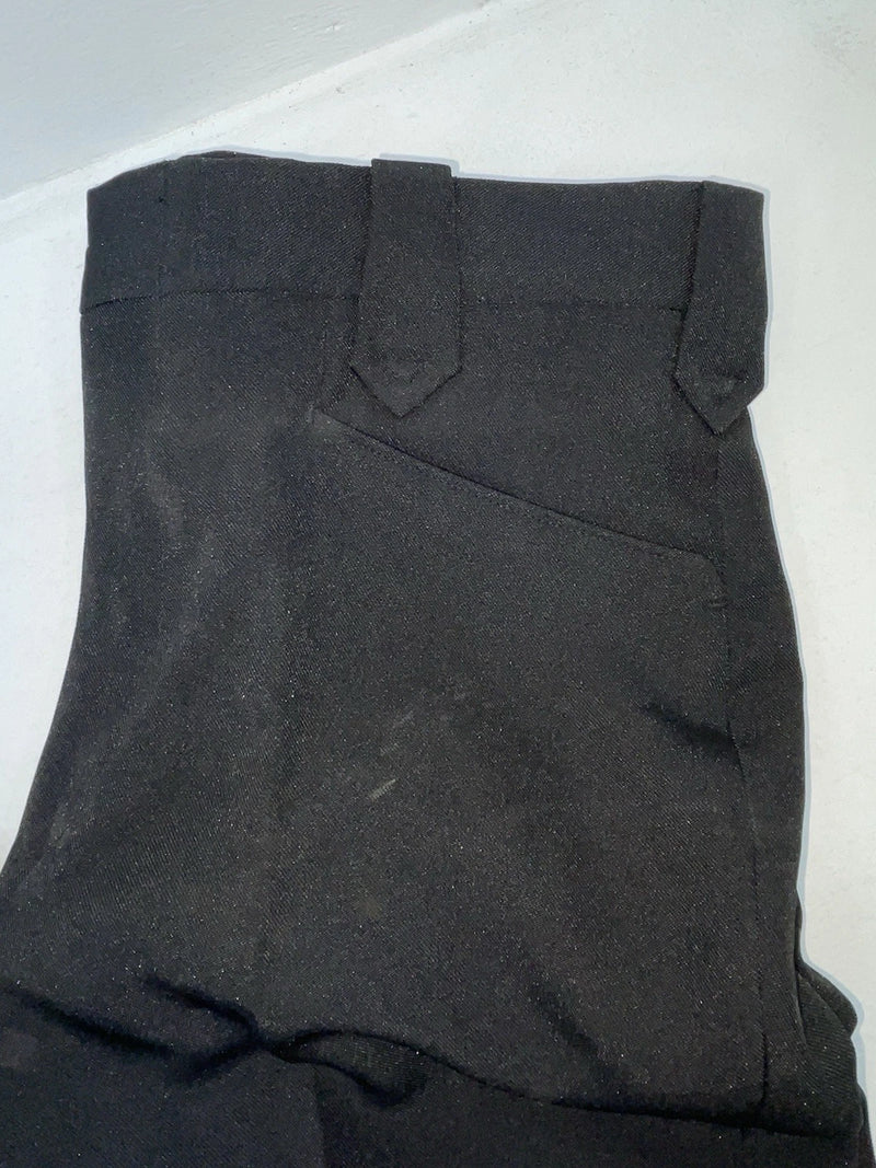 New Vintage Black Circle S Polyester Pants #CP4793 OO-100