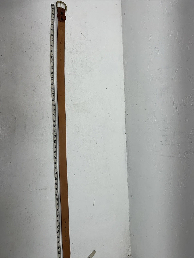 New Brown Nocona Genuine Leather Belt 49” #N161103 W-10