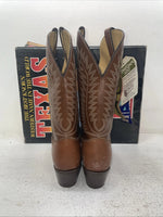 New Men’s Brown Texas Brand Cowboy Boots. 4501 9 M. 3-41