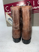 New Women’s Brown Lace Up Capezio Cowboy Boots. L 549 7.5 7 1/2 M. 17-63
