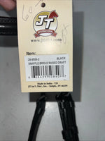 New Silver Fox Black Draft English Snaffle Bridle #20-8555-2 BB-35