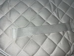 New Tough 1 Equiroyal White English Contour Saddle Pad #30-920 FF-604