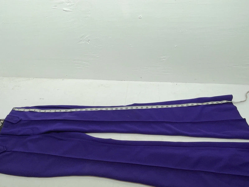 New Vintage Purple Panhandle Slim Polyester Pants #1075 VV-98