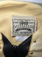 New Women’s 1849 Authentic Ranchwear Yellow Western Show Vest XL #3235 WW-71