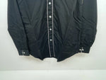 New Women’s Black Western Express Long Sleeve Button Up Shirt M #104276 3B-88