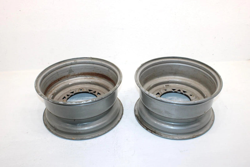 2001 Polaris Magnum 500 Oem 12x6 Front Wheel Rim Pair 1523448-067 AP157