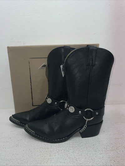 New Women’s Black Smoky Mountain Cowboy Boots. 1083 Y 5.5 5 1/2. 2-72