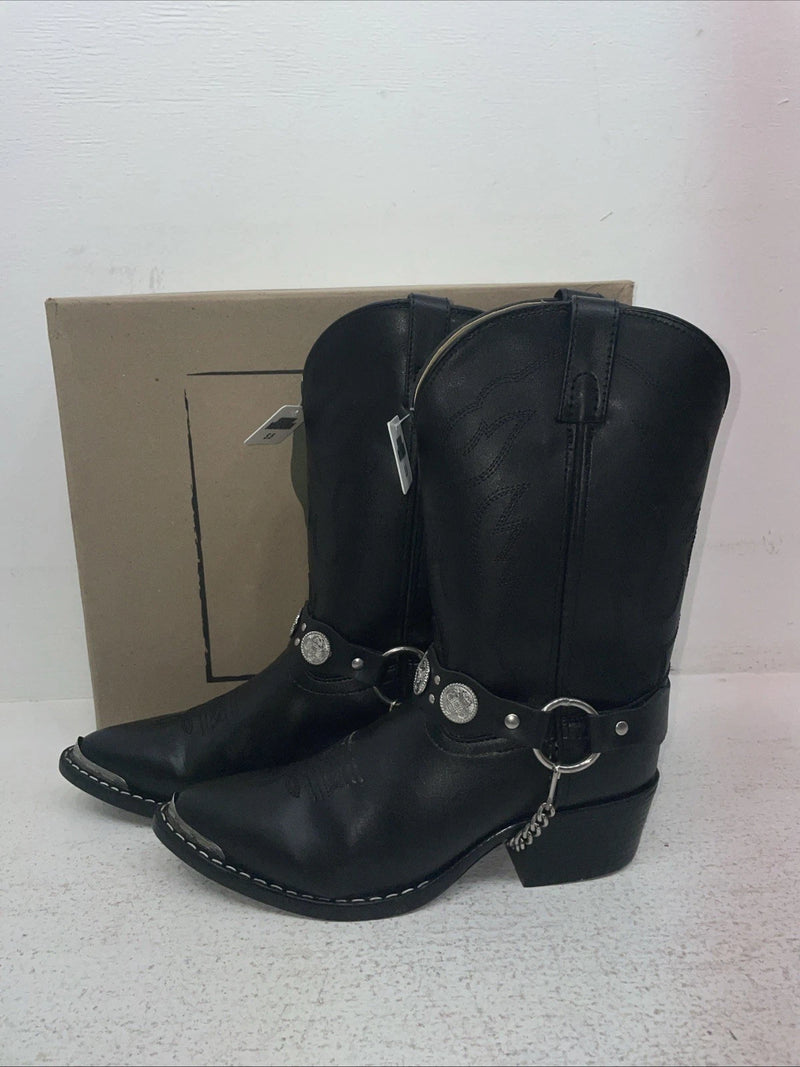 New Women’s Black Smoky Mountain Cowboy Boots. 1083 Y 5.5 5 1/2. 2-72