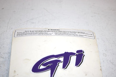 1999 Sea-doo Gti Oem Glove Box Lid 269500440 JS58