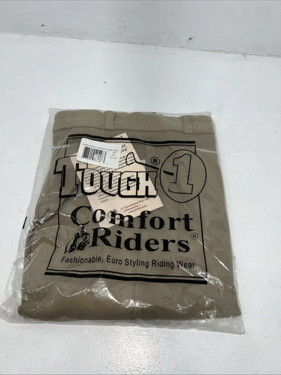 New Women’s Brown Tough 1 Comfort Riders English Riding Pants. 32 L C-46
