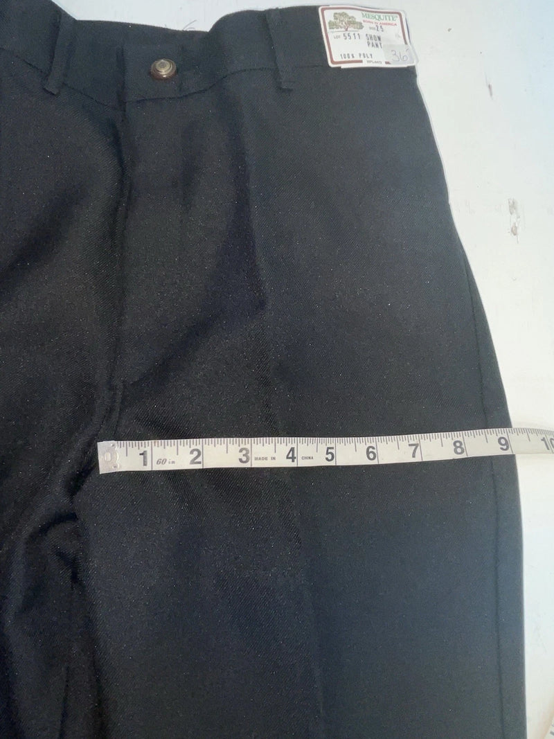 New Vintage Black Mesquite Polyester Pants #5511 XX-5