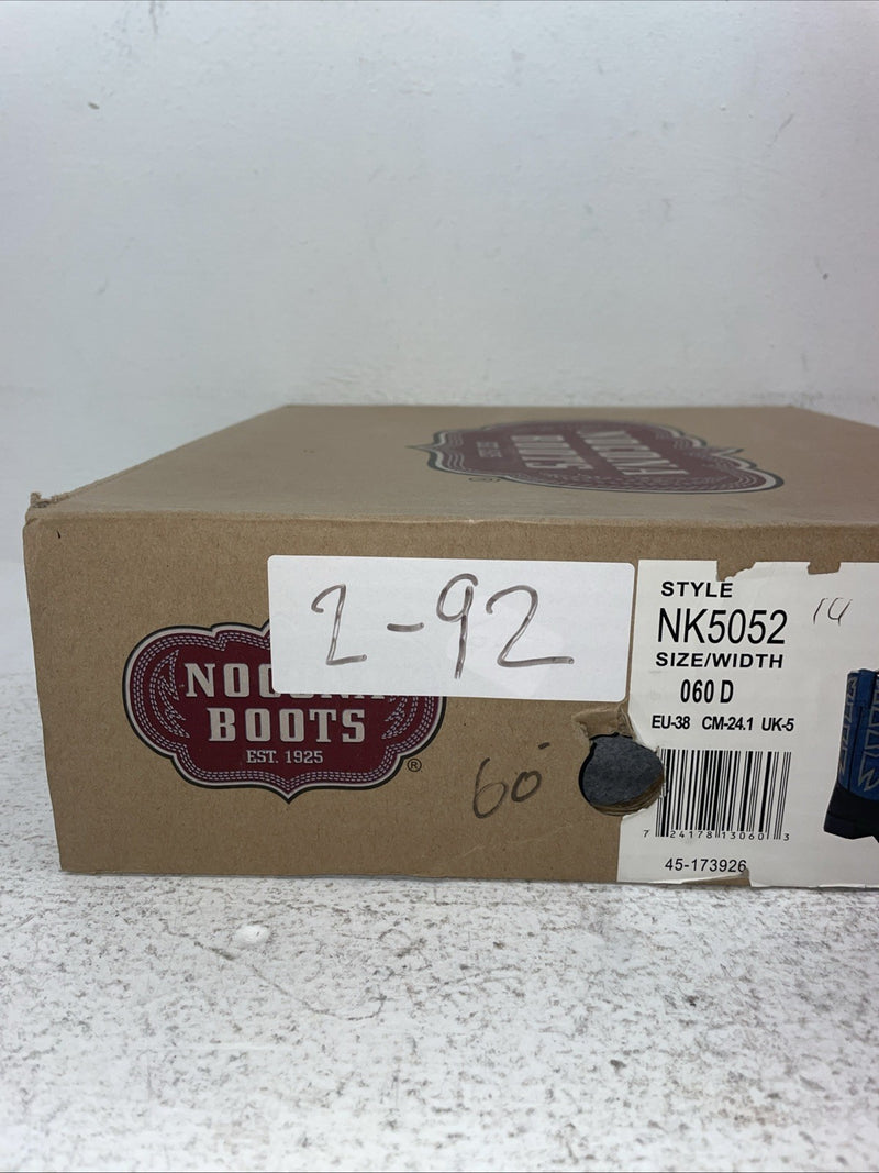 New Youth Blue Nocona Cowboy Boots. N K 5052 6 D. 2-92