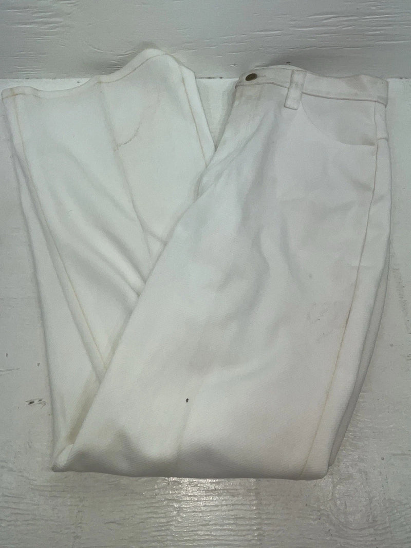 New Vintage White Lee Polyester Pants #301084 VV-46