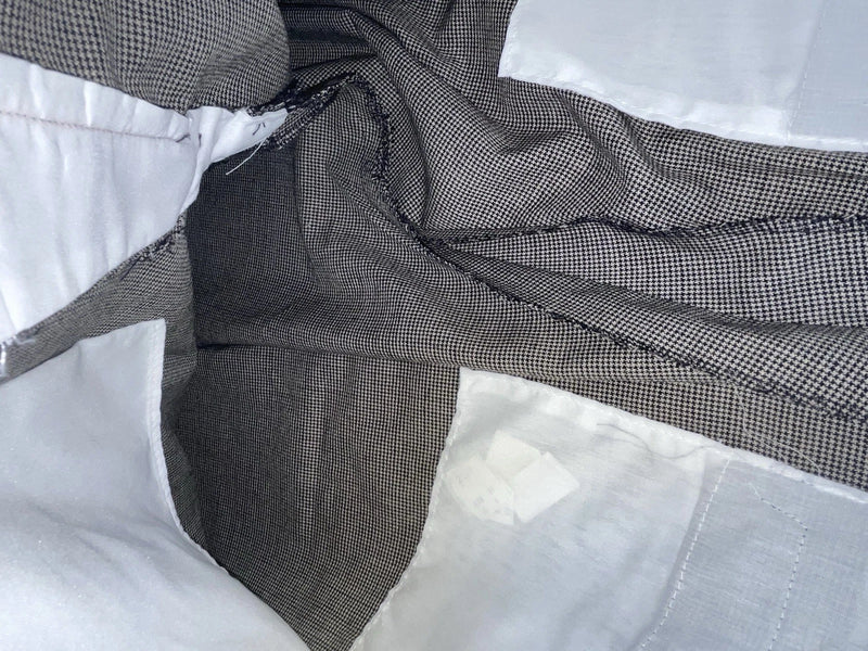 New Vintage Black Speckled Circle S Polyester Pants #CP6740 XX-113