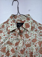 New Women’s Champion Western Floral Long Sleeve Pearl Snap Size 12 LL-5