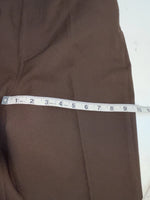 New Vintage Brown Dickson Jenkins Polyester Pants #5510 ZZ-87