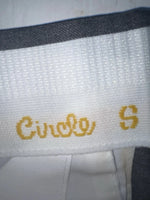 New Vintage Gray Circle S Polyester Pants #4P0476 OO-46
