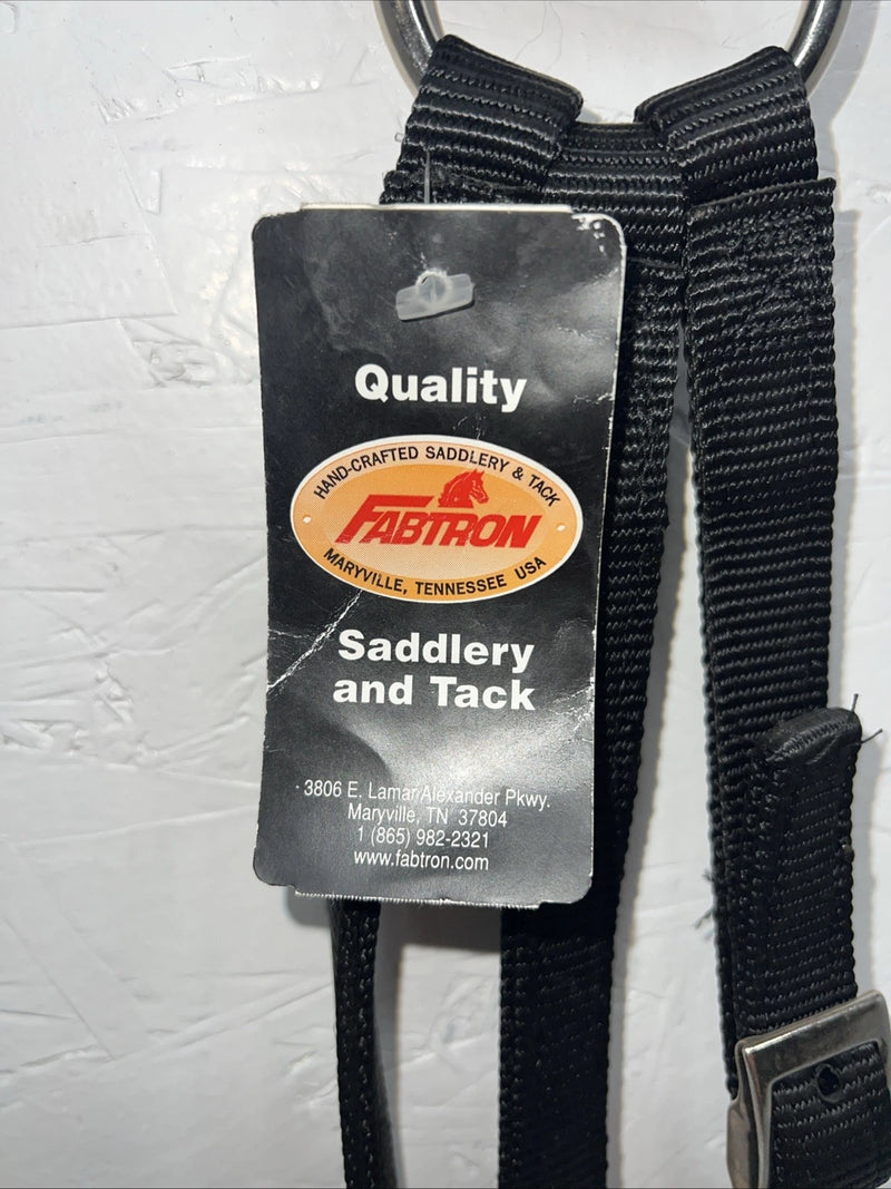 New Black Nylon Fabtron Running Martingale #NP52-5 EE-8