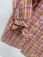 New Women’s Panhandle Slim Multicolor Plaid Long Sleeve Pearl Snap 16 X 38 II-18