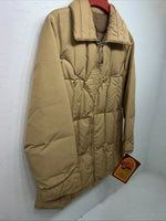 New Woman’s Comfy Brown Puffer Jacket 42 RR-29