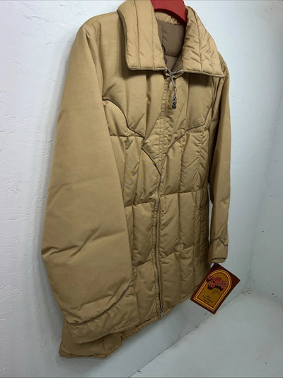 New Woman’s Comfy Brown Puffer Jacket 42 RR-29