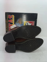 New Men’s Brown Texas Brand Cowboy Boots. 8021 9 E E. 4-32