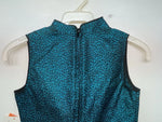 New Women’s Blue 1849 Authentic Ranchwear Cut Off Zip Up Vest XS #77872 3B-71