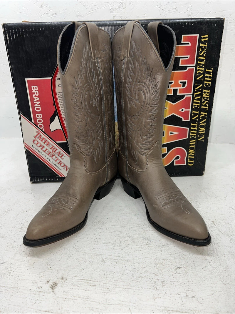 New Women’s Brown Texas Imperial Cowboy Boots. 4952 7 M. 17-55