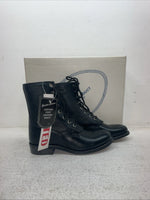 New Youth Black Lace Up A Jama Product Cowboy Boots. Y 5110 G. 2-111