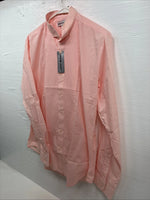 New Men’s Wayne Scott Pink Under Tux Shirt Long Sleeve Button Up Medium R-51