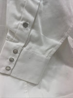 New Men’s Western Express White Long Sleeve Pearl Snap XXXL