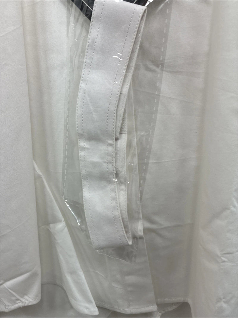 New Riders Mark White Long Sleeve Button Up English Shirt Size 40 DD-6