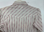 New Women’s Dan River Multicolor Design Long Sleeve Pearl Snap Size 10 KK-7