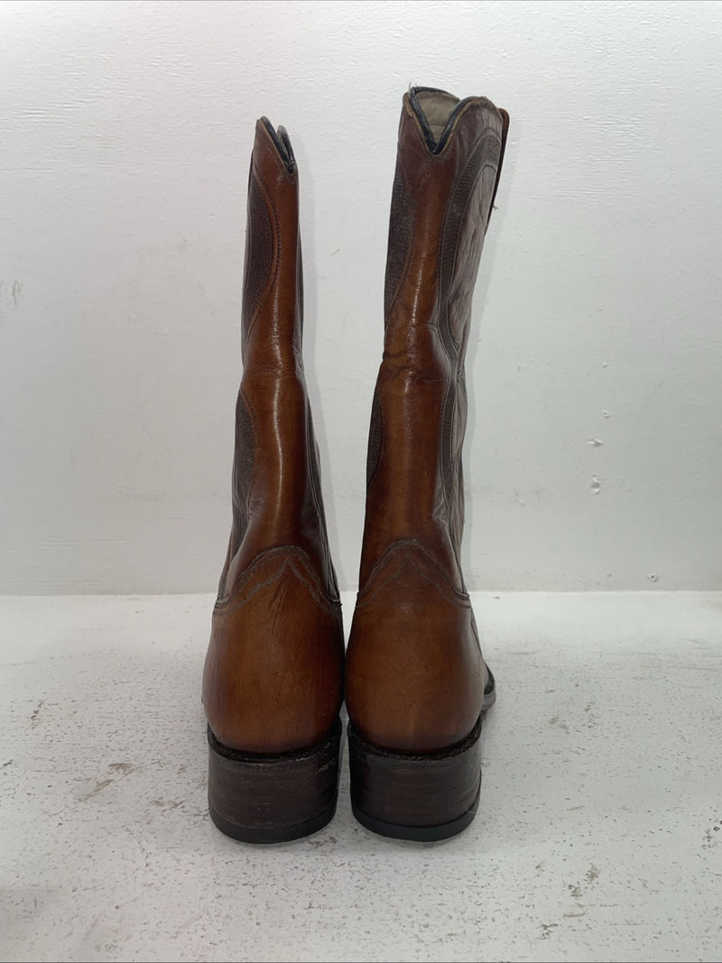 New Men’s Brown Dan Post Cowboy Boots. 6515 10.5 10 1/2 D. 7-104