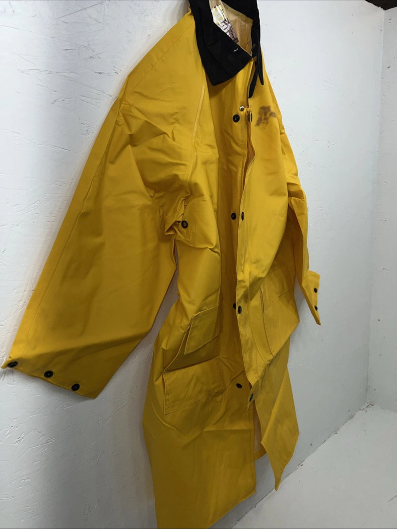 New Tough 1 Children’s Yellow Riding Slicker Full Length Large #69-901 P-508